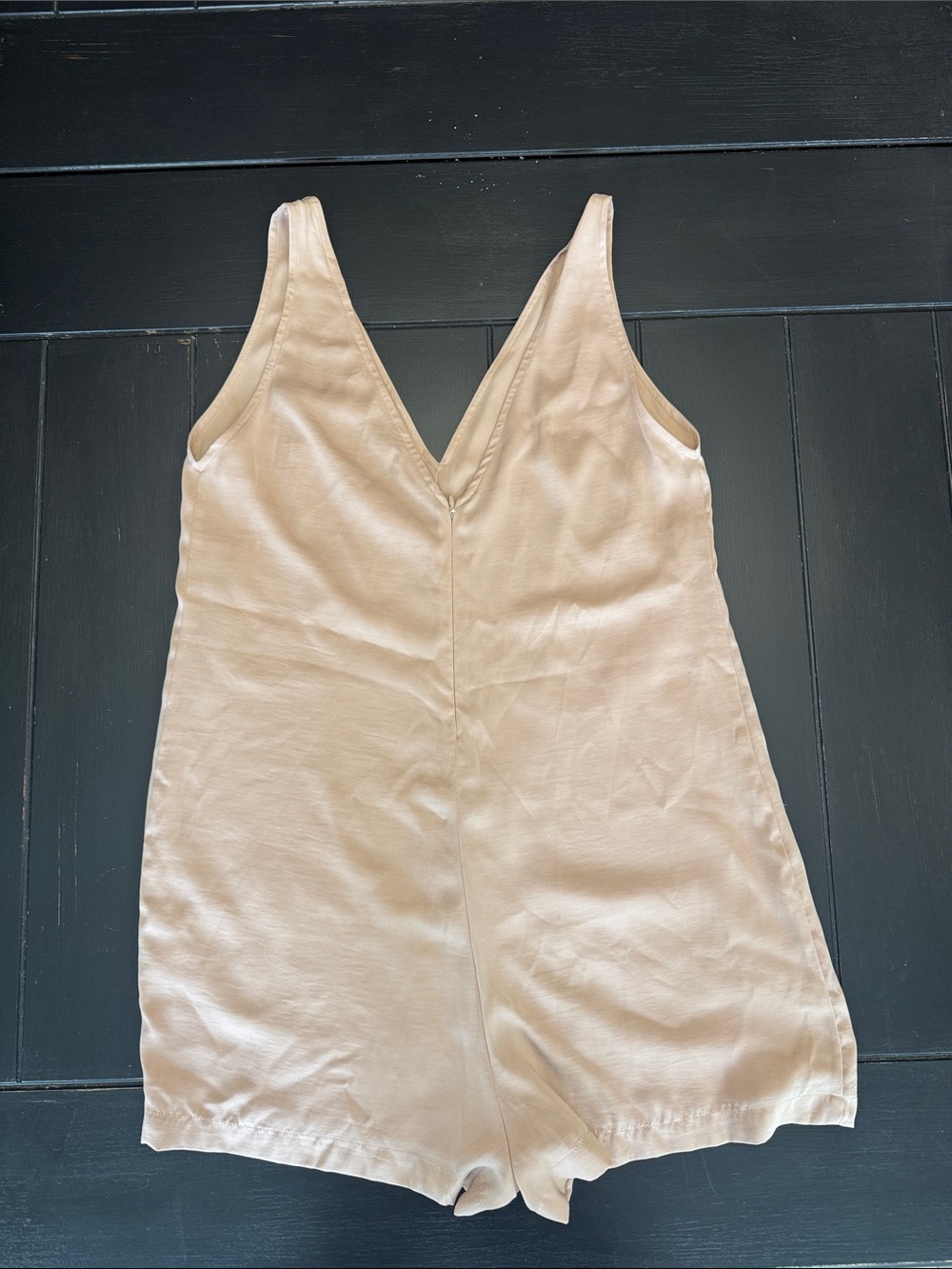 Guess Neutral Tan V-Neck Romper - Picture 3 of 3